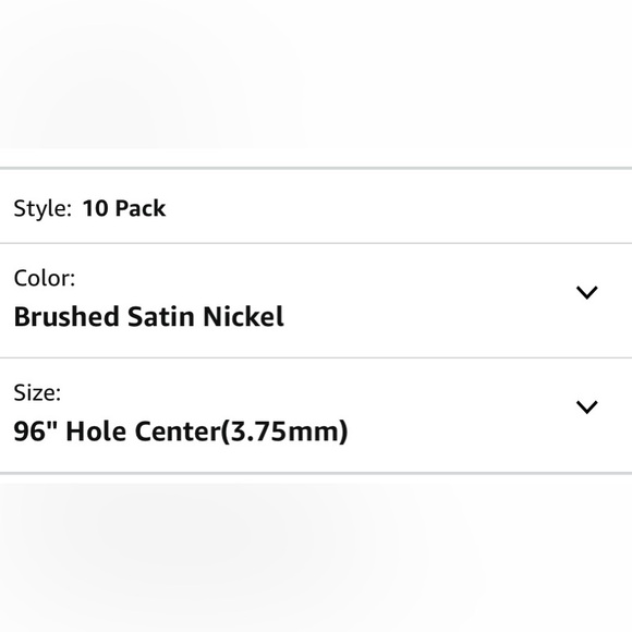 Asidrama 10-Pack Drawer/Door Pulls Brushed Satin Nickel 3.75”(96mm), NIP - Picture 6 of 13